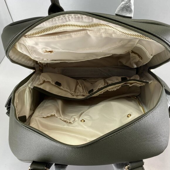 Ayla & Co “Ayla” Diaper Bag – Olive – Convertible Backpack/Crossbody - Picture 4 of 8